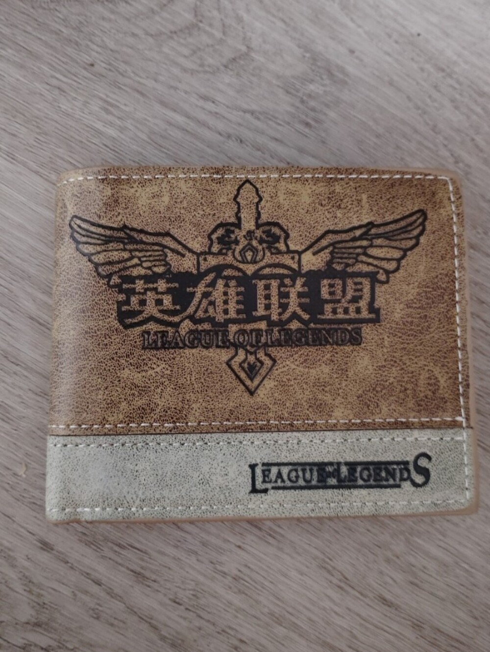 New league of legends anime manga leather wallet